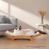 In Stock: All-in-One Anti-Scratch Cat Bed & Scratching Board - Sisal, Lint-Free, Wear-Resistant Recliner