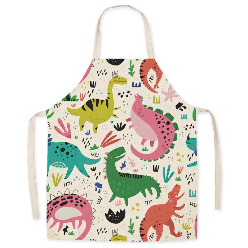 Logo Printed Kitchen & Catering Apron for Supermarkets and Milk Tea Shops