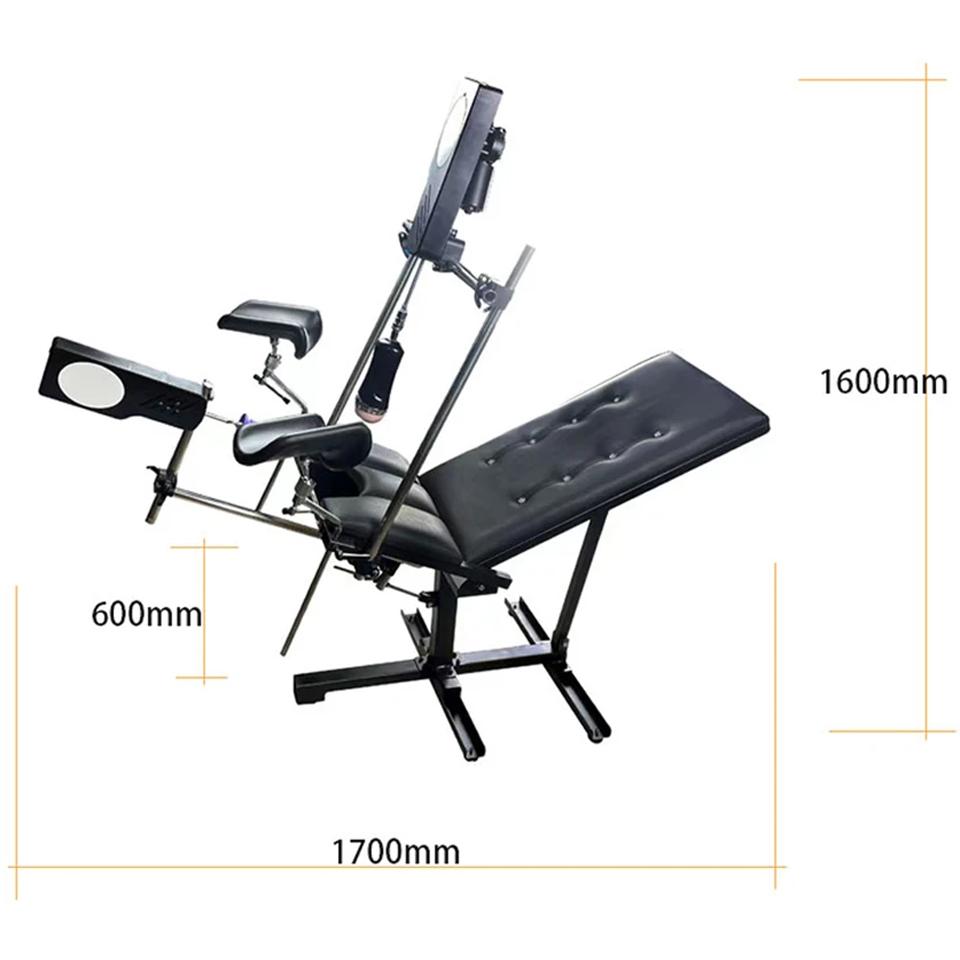 Sex Chair Women's Sex Toys - Bedroom Couple Sex Furniture, Sexual Posture Enhancer, Adult Sexual Tool Furniture (Black)