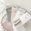 Trendy White Bow Lace Ruffle Mid-Calf Socks for Girls - Fresh Spring/Summer Style