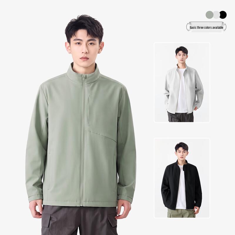 MINISO Men's Winter Stand-Collar Padded Jacket with Letter Print