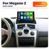 9-дюймовий автомобільний радіоприймач Стереосистема з екраном Android 14 для Renault Megane 2 2002-2009 Бездротовий CarPlay Авто Навігація GPS Wifi Авторадіо