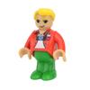 Tutti i Tipi di Personaggi Bambolotti Uomini Piccoli Accessori Ferrovia in Legno Famiglia Lavoratore Polizia Medico Figure Adatto Per Biro Giocattoli in Legno