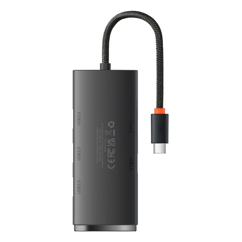 Lite Series HUB USBC 4x USB 30 adapter 25cm black
