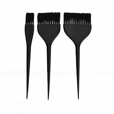 3 Stück Haarfärbepinsel Langer Griff DIY Mehrere Größen Präzise Anwendung Kompakte Farbepinsel zum Haarefärben