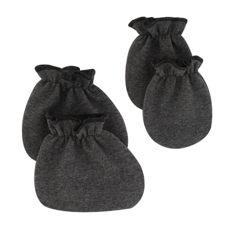 2 Pairs Face for Protection Soft Cotton Hands Ankle Socks No Scratch Mittens Socks Set Not  Scratching Gloves Foot Cover