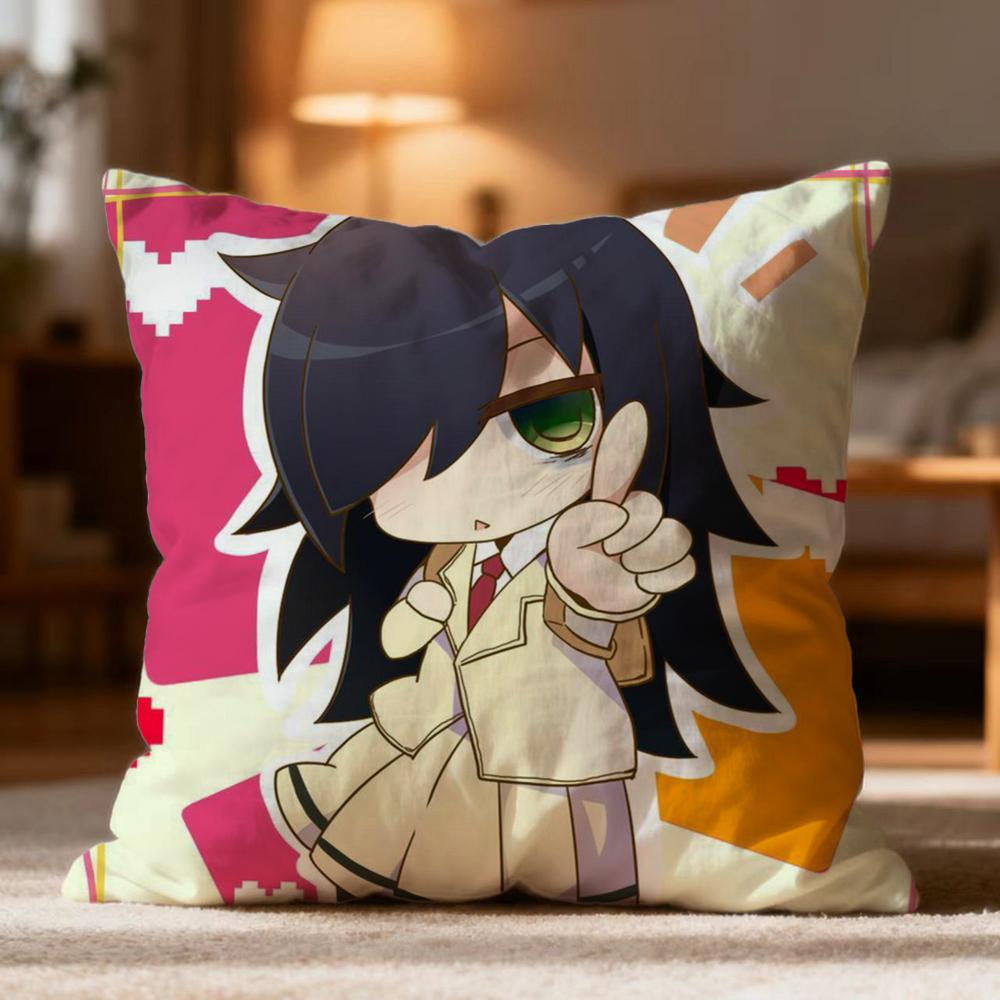 Fashion K-KKuroki Tomoko Cushion Cover Soft Washable Pillow Case Multi-Scene for Couch Bed Travel Office Use