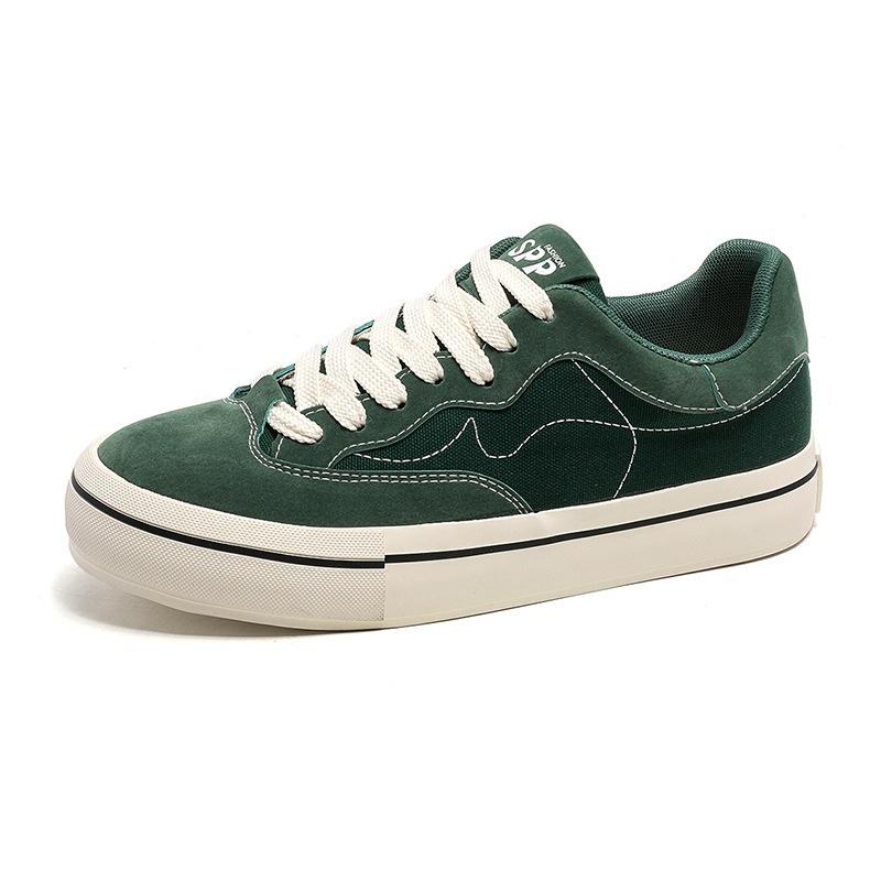 

Board shoes men s autumn original versatile men s Korean version of casual skateboard street dance skateboard shoes niche versatile tide shoes 1525 44 зелений