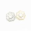 5pc/lot Luxury Zircon Button Micro Set Zircon Copper Plated Jewelry Accessories DIY Shirt Dress
