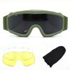 FUTLSLY Locust-Style Windproof Anti-Fog Goggles with 3 Lenses