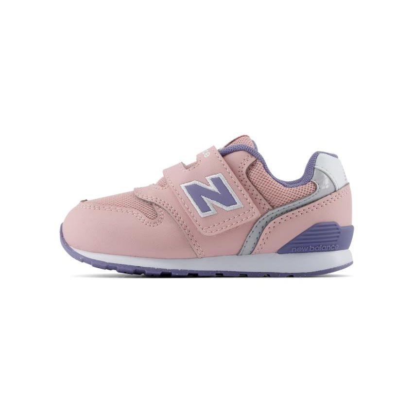 

New Balance Nb 996 Спортивная Повседневная Амортизирующая Прочная Низкие Кроссовки для Ходьбы Детские кроссовки Серо-Розовый IZ996EC3 27.5