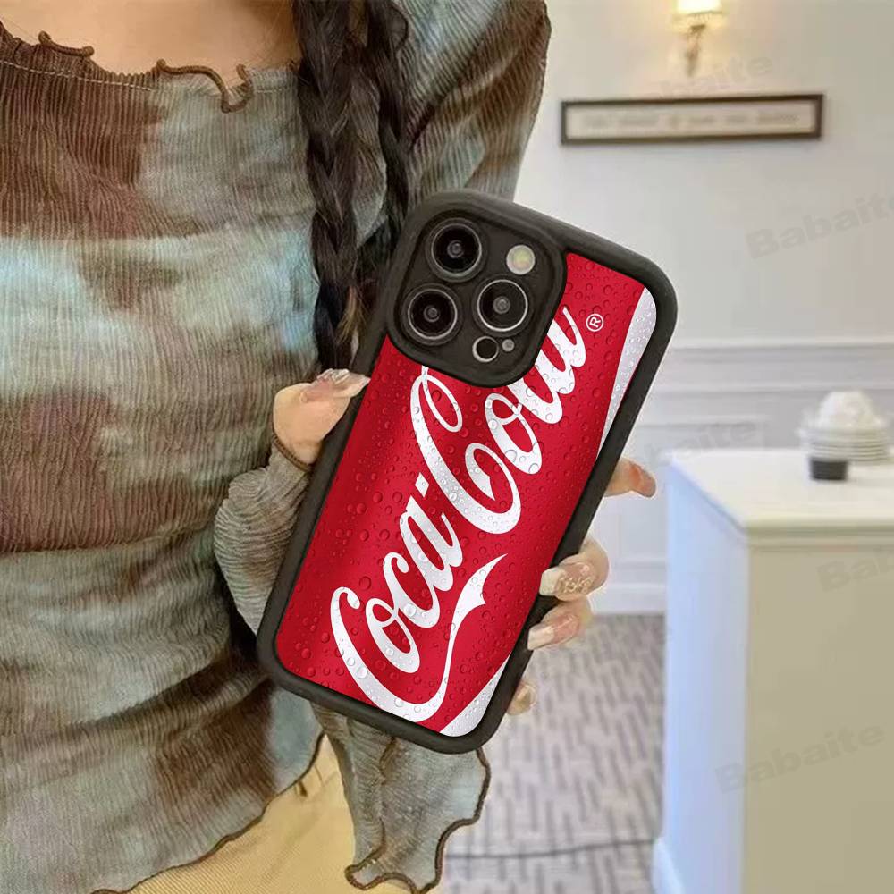 

Логотип C-COCA C-COLA Силиконовый Мягкий Чехол Для Телефона Для IPhone 17 16 14 13 12 11 15 Pro Max Plus Air Cover iPhone 17 Pro