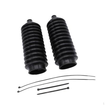 2Pcs Durable Steering Rack Boots Dustproof Cover Waterproof Car Accessories, Dust Shield Replacement