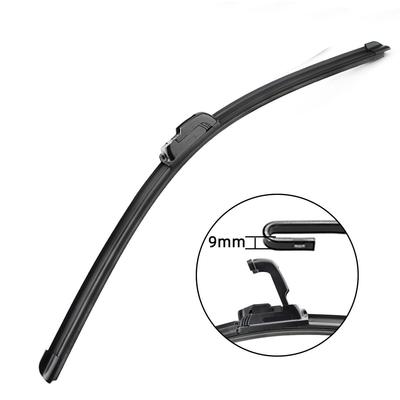 1PC Car Windshield Wiper Blades U-type Universal Soft Rubber Frameless Bracketless Car Wipers 45cm 50cm 55cm 22" 60cm 24" 65cm 26" 70cm 28"