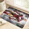 1 Marvel Doormat | Spider-Man Heroes League Edition - Cartoon Pattern Living Room Rug | Flannel Material Bath Mat, Machine Was