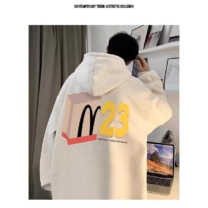 Retro svetr Hong Kong Style Pánské Jarní a Podzimní Pánský svetr s kapucí Americký Heavy High Street Ins Fashion Brand Baggy Coat