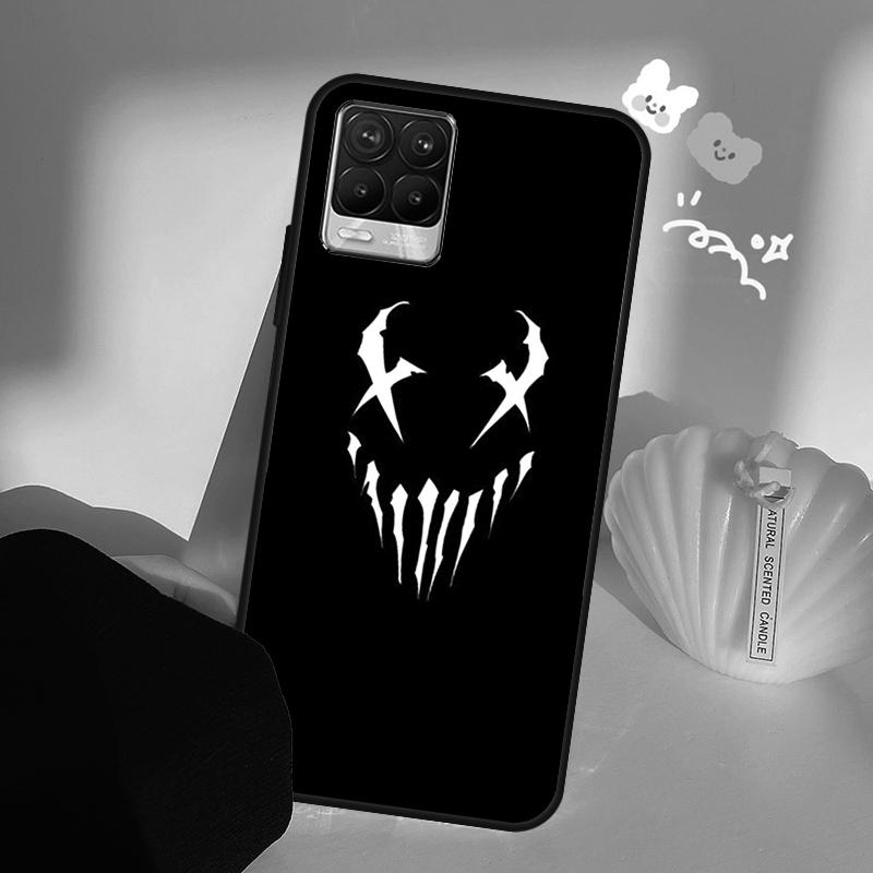 Scary Smile Skeleton Devil Case For Realme 9 8 Pro 8i 9i GT Master GT Neo 2 3 Cover For OnePlus 9 Pro 10 Pro Nord2 9R