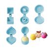 5pcs Round Cake Pop Maker Mold Easy-Release Dessert Maker Aid Baking Tool Accessories For Soft Clay Chocolate Rice Balls
