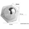 Silent Adhesive Caster: Three-Ball & Five-Ball Roller Wheel for Mobile Furniture