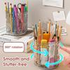 360° Rotating Makeup Brush Holder Luxury Cosmetic Organizer Lipstick Eyebrow Pencil Stationery Holder Eye Shadow Storage Box