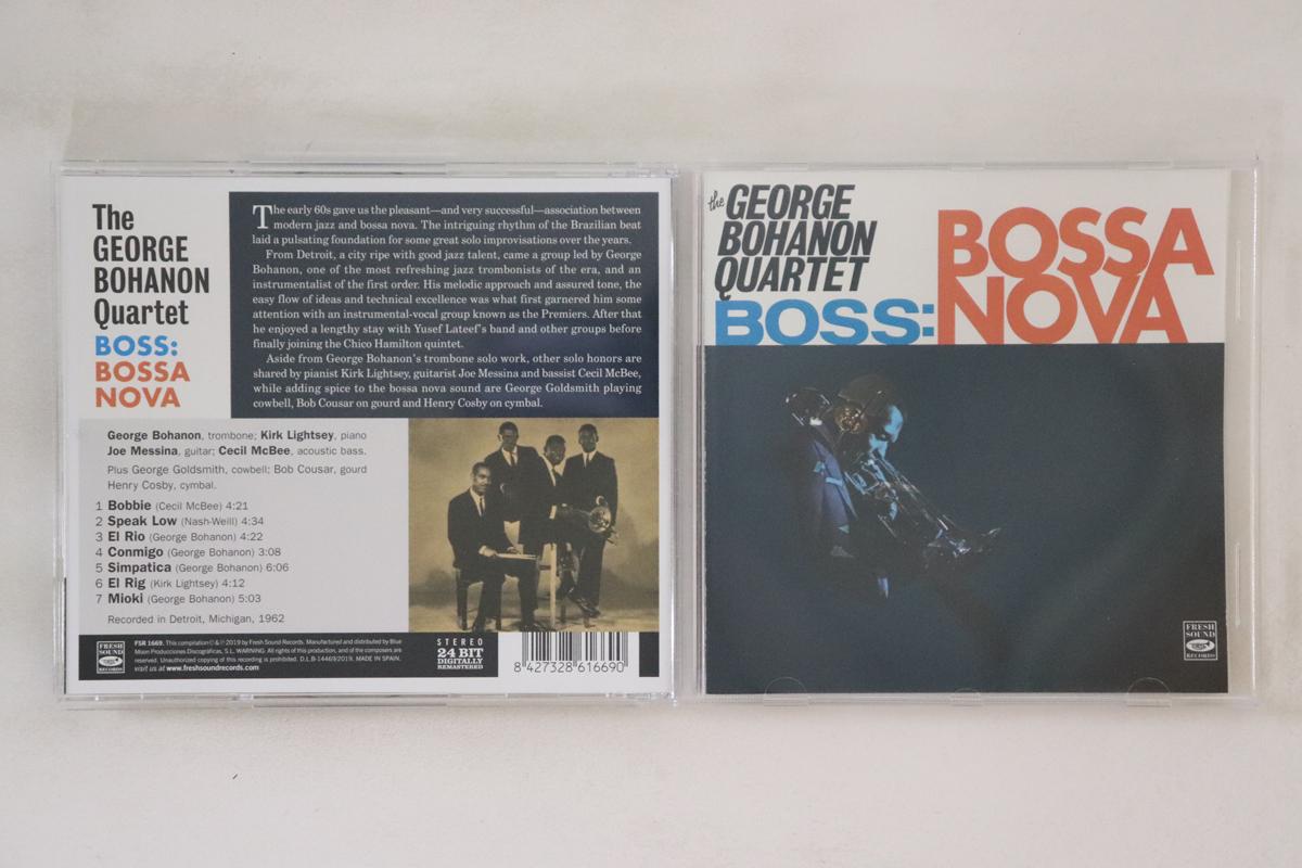 

CD ДЖОРДЖ БОХАНОН Boss Bossa Nova FSR1669 FRESH SOUND RE 2019 Испания Джаз Б/У