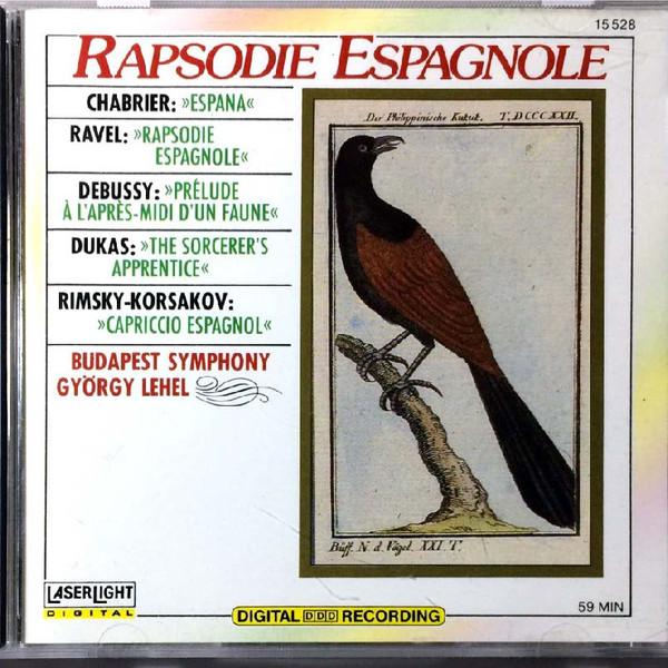 

CD ЭММАНУЭЛЬ ШАБРИЕ , МОРИС РАВЕЛЬ , - Испанская рапсодия [CD] 15528 LaserLight Digi 1988 США Классика Б/У