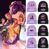 Bonnet Hiver Tricoté Dessin Animé K-Pop Démon Anime Rumi Mira Zoey Impression Casquette Adolescents Filles Garçons Casquette Accessoires de Couvre-chef