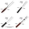 Stainless Steel Bbq Skewers With Wooden Handles For Outdoor Grilling And Meat Piercing