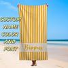 Custom Name Beach Towels Color Lightweight Microfiber Towel Anti-Sand Quick-Drying Bath Towel Personalized Gift For Birthday Dad