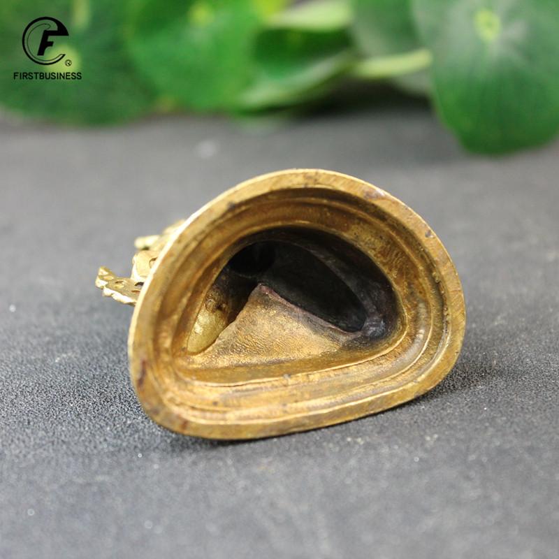 Antyczny Miedziany Budda Amitayus Mała Statuetka Ozdoby na Biurko Figurki Amitabha Szczęśliwe Akcesoria do Dekoracji Domu Rzemiosło Dekoracje