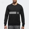 Adidas Fashionable Warm Round Neck Pullover Long Sleeve Sweatshirt Men Sweatshirt Black CX4948