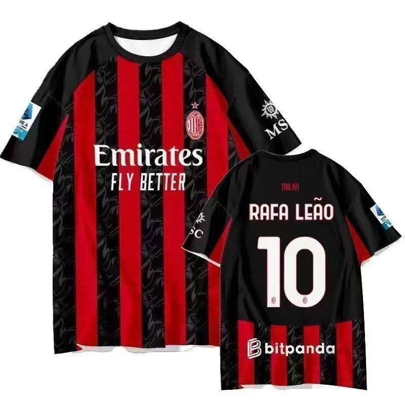 

Домашня футболка AC Milan 2025-26: Версії для вболівальників та гравців з нанесенням 10 Leão та 22 Kaká XL
