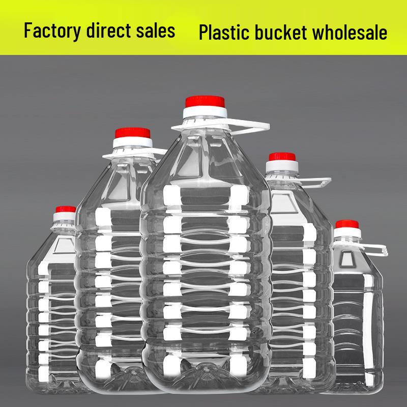Jin Jin Edible Oil Bottle: Thickened Plastic Wine Pot with Lid
