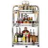 HANDUNYOU 3-Tier Kitchen Corner Storage Rack