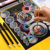 Lustiges Spirograph Zeichenspielzeug Set Kreative Zahnräder Geometrie Schablonen Malvorlage Kunsthandwerk Kinder Pädagogisch Schüler Geschenke