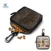 With Hook Dog Treat Bag Zipper Closure Dog Print Portable Pet Snack Pouch Multi-functional Transparent Window