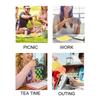 PP Silicone Material Sandwich Storage Box 3 Side Clips Food Snack Storage Sandwich Holder  For Work