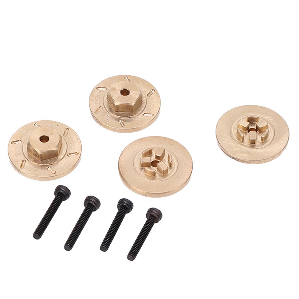 RC Brass Hexagonal Counterweight Adapter Wheel Weights Hex Adapter for Kyosho for Mini Z for Wrangler 1 18 1 24 RC Car