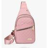 Simple Embroidered Thread Messenger Bag Breast Bag