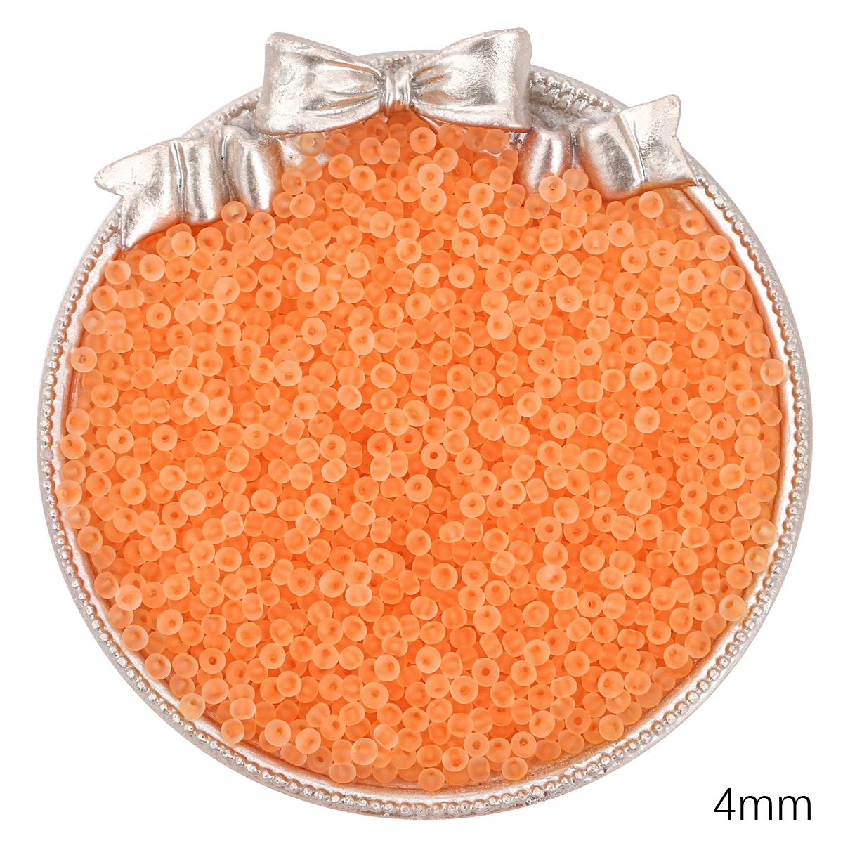 

Прозорі матові чеські скляні намистини Розсипний бісер для виготовлення ювелірних виробів своїми руками, шиття одягу, бісеру, аксесуарів C03 4mm 100pcs