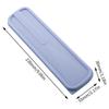 Cutlery Box Portable Storage Container for Fork Spoon Flatware Organizer Reusable Wheat Box for Kitchen Hiking Picnic School