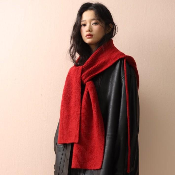 Big Brim New Knitted Hooded Scarf Shawl Integrated Autumn and Winter Unisex Thickened Warm Bag Head