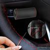 Leather Car Steering Wheel Cover Car Braid On The Steering Wheel DIY Universal Auto Steering Wheel Cover Leather Case