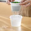 Storage Box, Draining Water Freshness Keeper, Keeps Food Fresh Food-Safe Container, for Garlic And Onions