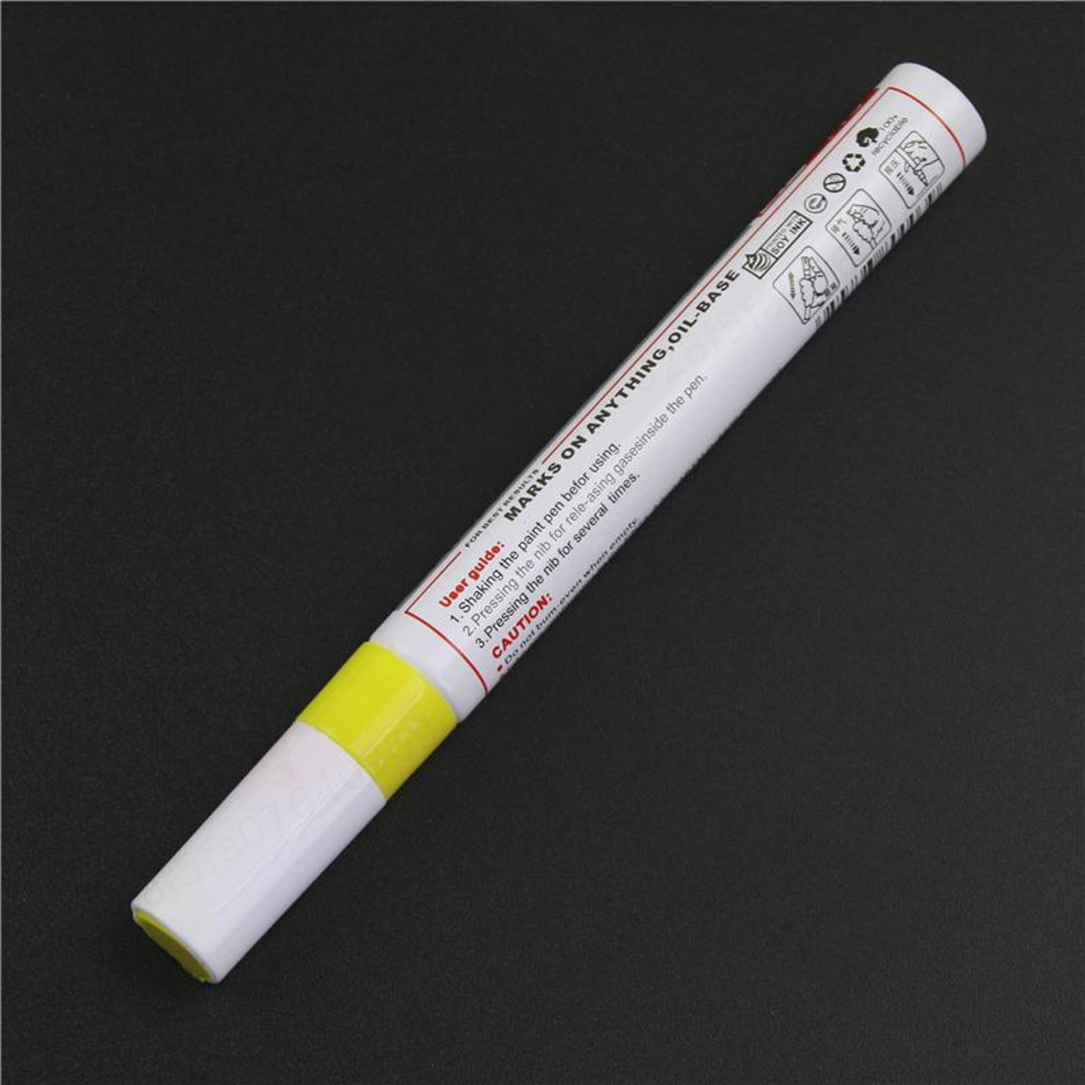 

Водостойкая резиновая перманентная краска-маркер для протектора автомобильных шин Экологическая покраска шин жёлтый