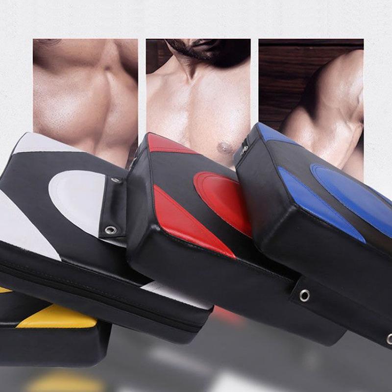 Adjustable Wall Punching Leather Pad Boxing Target Blocking Wall-Mounted Taekwondo Training Sandbags Fighting Gear Room Home Use