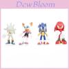 Adorabile Riccio Blu Sonic E Volpe Statuetta Giocattolo da Collezione Modello in PVC
