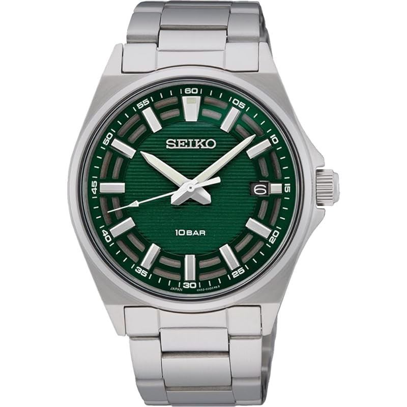 

[Seiko] SEIKO quartz QUARTZ watch Made in Japan made in Japan SUR503 green Comes with simple band adjustment tool men s overseas model [product]