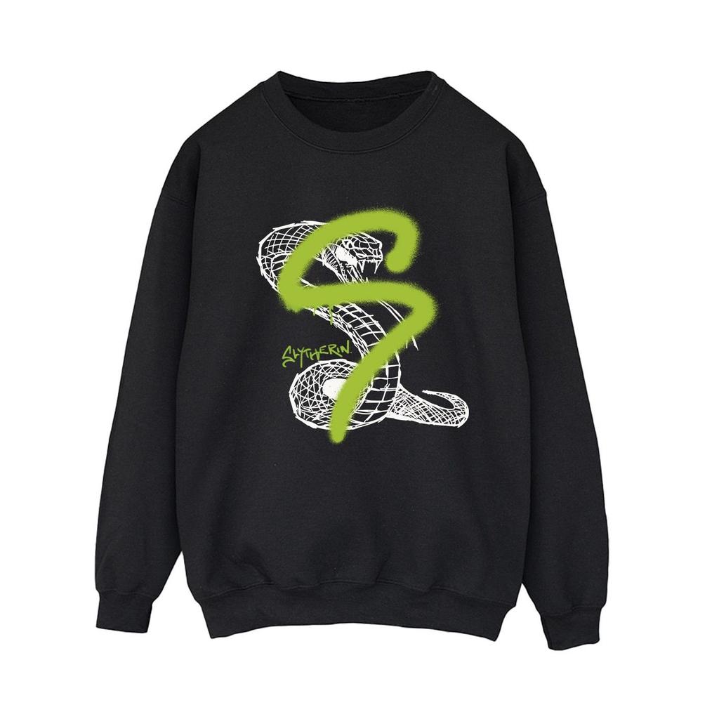 Harry Potter Womens/Ladies Slytherin Pop Spray Sweatshirt