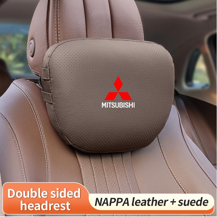 cxlqbm1 For Mitsubishi Outlander Pajero Asx Lancer Evolution X L200 Ralliart Car Headrest Neck Support Lumbar Rest Cushion Neck Pillow